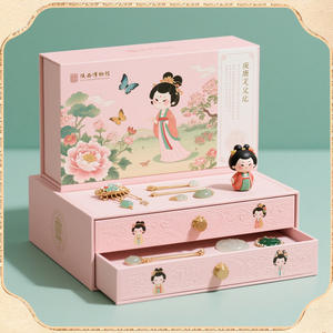 Boîte cadeau personnalisée pour figurine Tang Niu, emballage de marchandises sur mesure, boîte cadeau personnalisée pour spécialités culturelles et muséales - Product Image 4