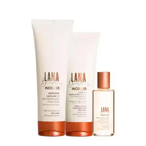 Lana Brasiles | Inceller Cream 250ml + Leave-In 200ml + Finishing Oil 60ml