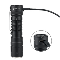 Lampe de poche multifonctionnelle à LED 5200 Lm 18650 USB rechargeable en métal EDC Tactical Mini Torch