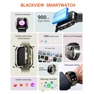 นาฬิกาอัจฉริยะ Blackview W70 Pro หน้าจอสัมผัส 2.01 นิ้ว แบตเตอรี่ 900mah กันน้ำ นาฬิกาสมาร์ทวอทช์สำหรับกีฬากลางแจ้ง - Product Image 4
