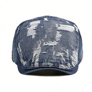 หมวกทรง Dad Hat สไตล์วินเทจ ยีนส์เดนิมฟอกสี  สำหรับผู้หญิงและผู้ชาย  ใส่ได้ทุกวัน  ขายดีประจำฤดูใบไม้ร่วงปี 2024 - Product Image 2