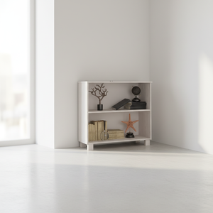 Aparador de Comedor <span class=keywords><strong>HAMAR</strong></span> Ajustable de Madera Maciza 33.5x13.8x31.5 Blanco, Mueble Moderno Minimalista para el Hogar - Product Image 4