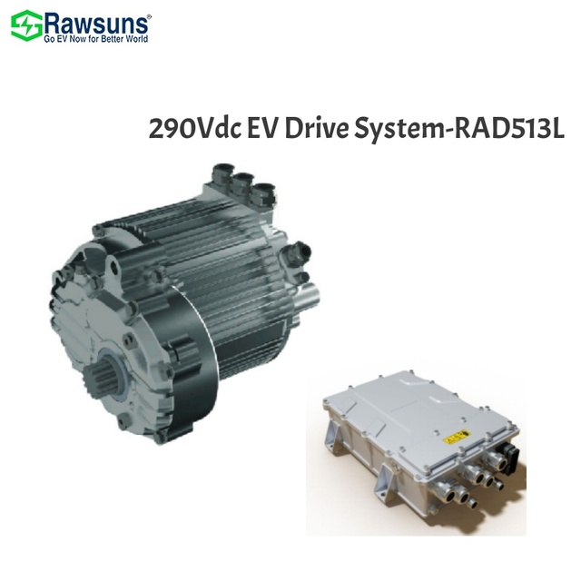 290Vdc Electric Motors 35kw 75kw 513Nm High Speed Reducer Reduction Gearbox EV Motorcycle Motor Kit PMSM Synchronous