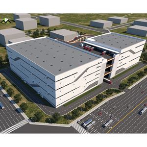 Entrepôt d'usine personnalisé de haute qualité Atelier Bureau Ferme Centre commercial Garage Structure en acier de style industriel moderne - Product Image 5