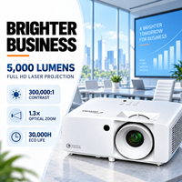 Projecteur laser Optoma EL4250H 4500 lumens 1080P pour salle de conférence, salle de classe, présentation d'entreprise, installation