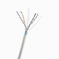 OEM FTP SFTP Blindé Paire Torsadée Cat5-Cat7 Câble Réseau 26AWG Cuivre RJ45 HDPE Isolation PVC LZSH Veste 5m 100m 305m