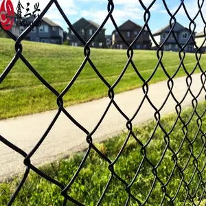 Prezzo più basso zincato chain link fence produttore