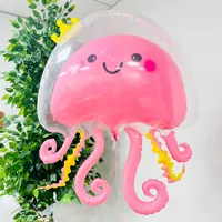 Grand ballon gonflable sur le thème sous-marin de dessin animé poulpe sirène pour les fêtes d'anniversaire des enfants décor de remise des diplômes