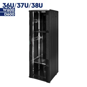 OEM/ODM 36U 37U 38U Rack de centro de datos de 19 pulgadas 42u equipo Gabinete de red Gabinete de rack de servidor de red de pie