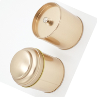 Boîte de rangement pour thé et aliments en forme ronde multifonctionnelle de haute qualité avec impression de logo personnalisée