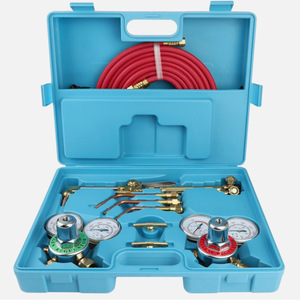 Oxy Acetylene <b>Welding</b> <b>Kit</b> With Nozzle 6061 Aluminum Alloy Single Switch For Oxygen Acetylene Propane Cutting And <b>Welding</b> - Product Image 3