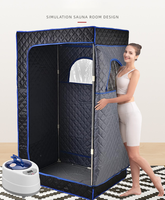 Ruang Sauna pelangsing, Sauna detoks penurun berat badan portabel 1000w, Sauna uap untuk rumah