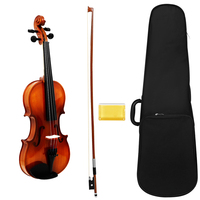 Hot Wholesale Astonvilla Violon AV-207 Prix bon marché Accessoires de corps en tilleul faits à la main 4/4 Matériau en bois massif Violon avec étui