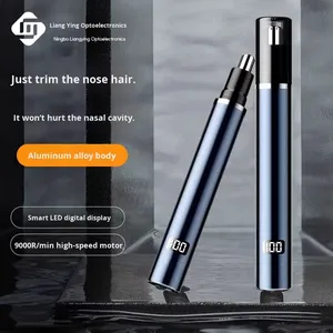 <span class=keywords><strong>Tondeuse</strong></span> électrique pour le nez, les oreilles et les sourcils pour <span class=keywords><strong>homme</strong></span>, outil de nettoyage électrique pour le rasage, faible bruit, mini rasoir portable pour les poils du nez - Product Image 2