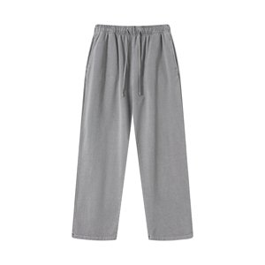 <span class=keywords><strong>Pantaloni</strong></span> da <span class=keywords><strong>Uomo</strong></span> in Felpa Francese Lavata con Coulisse 500GSM, Alta Qualità 100% Cotone, <span class=keywords><strong>Pantaloni</strong></span> Larghi e Comodi - Product Image 2