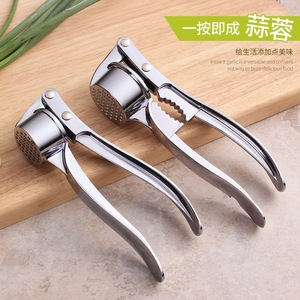 Garlic Press Zinc Alloy Manual Multi Function Kitchen Tool Durable Fine Mesh Easy Clean - Product Image 4