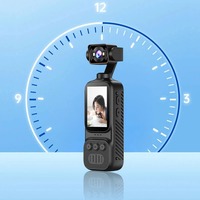 Caméra de vlogging WiFi 2K/1080P avec écran HD 2 pouces, caméra vidéo portable avec objectif rotatif pour le sport, les activités de plein air, la randonnée et les voyages