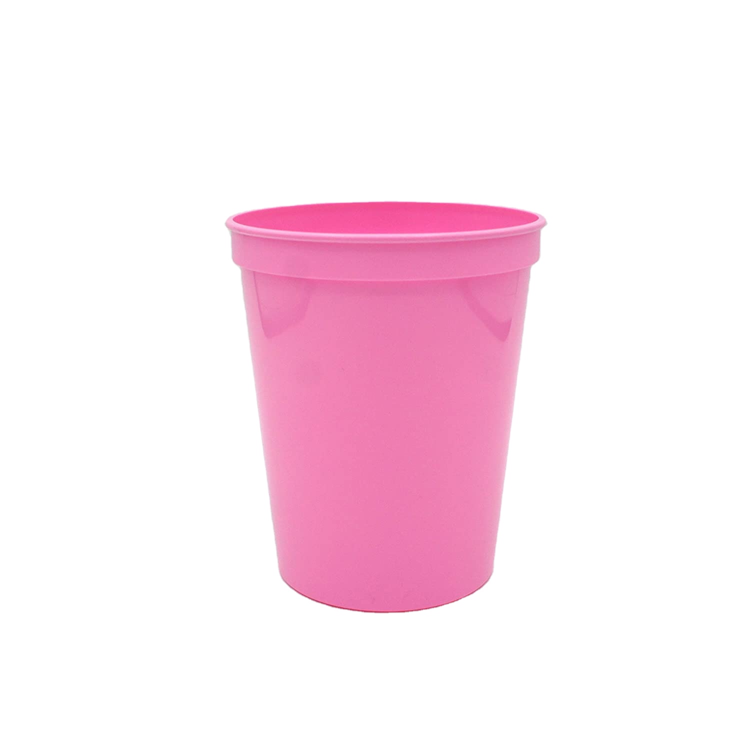 16oz Reusable Plastic Stadium Cups - Blank, Disposable Unbreakable Tumblers For Party