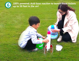 DIY STEM KIT éducatif Le kit de lanceur de bouteille de fusée original lance un <span class=keywords><strong>cadeau</strong></span> éducatif amusant pour les enfants et les adolescents - Product Image 4