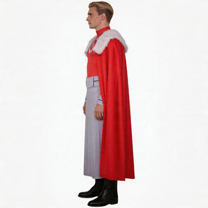Disfraz de Cosplay de Cui Ge, capa roja, vestido gris, disfraz de juego para hombres adultos, 26GZ3261 - Product Image 3