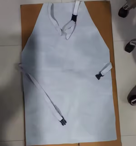 Delantal de taller de cuero ignífugo 100x80cm Ropa DE SEGURIDAD industrial resistente para soldar corte de metal y trabajo duro - Product Image 6