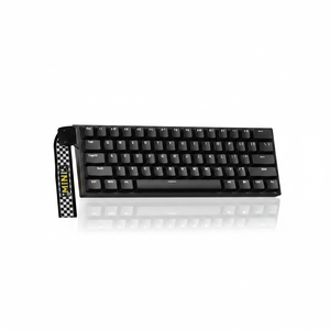 <span class=keywords><strong>Teclado</strong></span> Inalámbrico Magnético para Juegos AULA MINI60 HE Negro, Frecuencia de Sondeo de 8000Hz, Respuesta Rápida, Efecto Hall, <span class=keywords><strong>Teclado</strong></span> del <span class=keywords><strong>60</strong></span>% para PC - Product Image 1