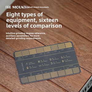 ISE MOUNT Moulin à <span class=keywords><strong>café</strong></span> en obsidienne extérieur Type de dés en plastique Taille grossière Tableau de référence Carte de comparaison incluse - Product Image 3