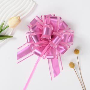 Grand nœud en organza pour emballer les cadeaux, les rubans de fête, les nœuds de mariage - Product Image 5