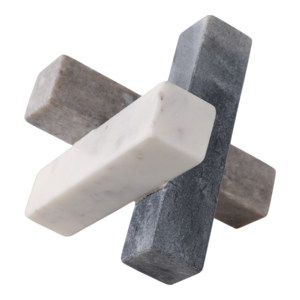 Scultura astratta in pietra, decorazione d'arredo per bagno, ufficio, mensola, soggiorno, statuetta artistica - Product Image 2