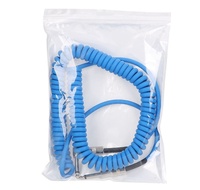 Câble de guitare avec adaptateur droit à ressort 6,3 6,35 6,5 mm Câble audio TS 2 broches 1/4 pouce
