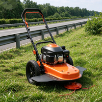 Débroussailleuse autoportée à essence haute puissance, tondeuse à gazon autopropulsée poussée à la main, coupe-herbe