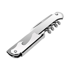 Abridor de Botellas Multifuncional Portátil y Plegable de Acero para Vino y Cerveza, Rectangular, Solo Lavar a Mano, Yangjiang XR90578 - Product Image 1