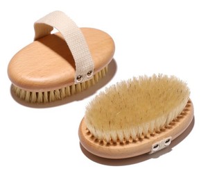 <span class=keywords><strong>Brosse</strong></span> sèche en bois de plage avec poils naturels en sisal vegan <span class=keywords><strong>pour</strong></span> le <span class=keywords><strong>brossage</strong></span> de la peau sèche, l'exfoliation des peaux mortes, la détoxification et la stimulation de la circulation. - Product Image 6