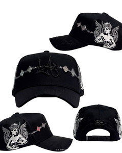 Gorras de Béisbol Deportivas Personalizadas OEM con Pedrería, de 5 Paneles, Material de Gamuza, Ajustables, Unisex, para Adultos, en Caja - Product Image 1