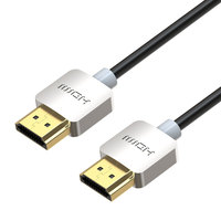 Cable HDMI 4K 2160p de Alta Velocidad 18Gbps 1080p con Audio ARC, Carcasa de Aleación de Aluminio y PVC para Monitor y TV, Venta al Por Mayor de Fábrica