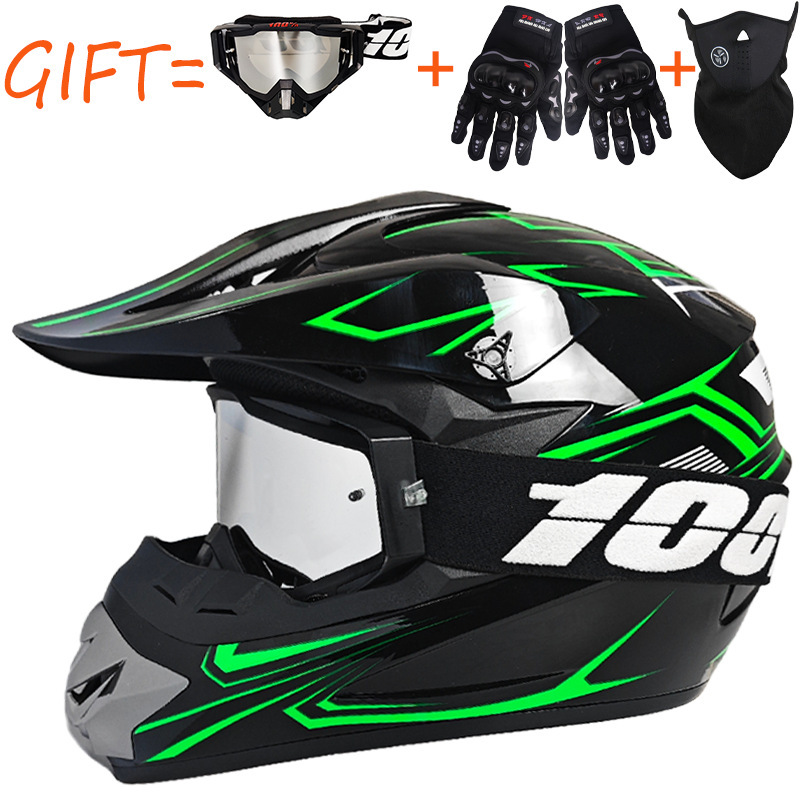 Green Phantom comes with black frame black nose 100 goggles