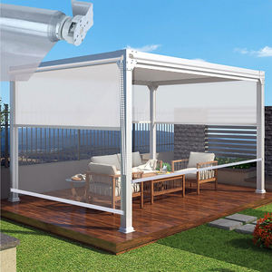 <span class=keywords><strong>Store</strong></span> banne rétractable manuel en PVC blanc <span class=keywords><strong>pour</strong></span> extérieur, protection solaire <span class=keywords><strong>anti</strong></span>-<span class=keywords><strong>UV</strong></span> - Product Image 1