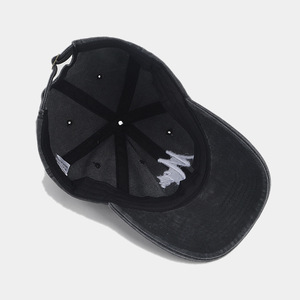 Thời trang mềm rửa Mũ bóng chày cho nam giới và phụ nữ các cặp vợ chồng với tiếng Anh thêu mẫu thư, phổ biến Quà Tặng vải - Product Image 4