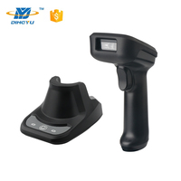 Lecteur de codes-barres 1D sans fil avec station de charge, lecteur CCD portable prenant en charge la lecture de codes-barres sur écran pour entrepôt et supermarché