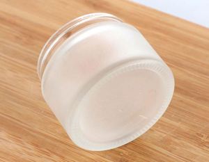 Bouteille en verre givrée noire avec sérigraphie effet bois et bouchon à vis pour masque facial crème, modèle 0214, 30g 100g, sous-emballage - Product Image 3