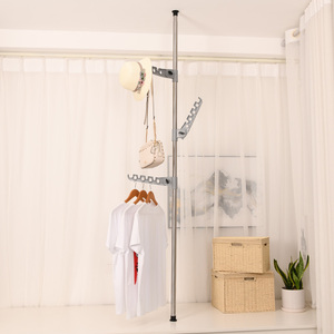 Telescópico multifuncional ajustable de alta calidad perchero plegable para ropa - Product Image 5