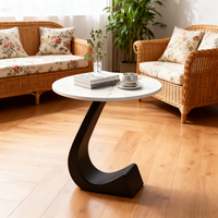 Table basse ronde multifonctionnelle de style minimaliste moderne pour la maison