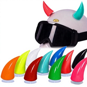 Autocollant de décoration en caoutchouc coloré pour casque <span class=keywords><strong>demi</strong></span>-face XYRacing ABS, modèle XY-074, 5 cm, ajustement universel, 6 mois - Product Image 1