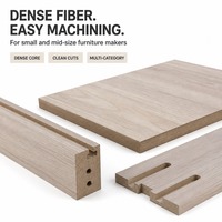 Panneau de fibres à densité moyenne en mélamine de 9 mm, panneau de fibres multi-usages de moyenne épaisseur, adapté aux armoires et aux placards