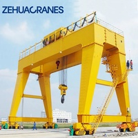 Grue portique à double poutre européenne : Système de levage extérieur avancé pour applications en entrepôt, port et industrie
