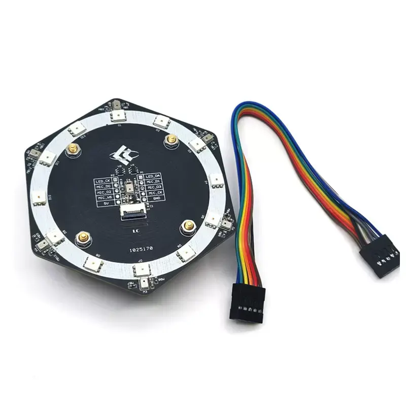 Módulo de matriz de micrófono Mic fuente de sonido ubicación AI Inteligencia artificial reconocimiento de voz K210 Placa de desarrollo Sipeed