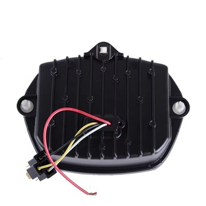 Sistema di illuminazione moto YongJin faro anteriore a LED nero per 150 vespa scooter Sprint - Product Image 6