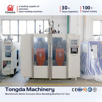 Machine automatique de fabrication de bouteilles de lessive en plastique, machine de soufflage de bouteilles de savon liquide, contenants de nettoyage en HDPE