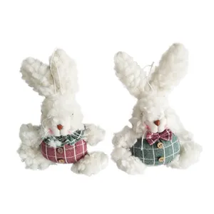 Cute Bunny Gift Plush Easter Rabbit Stuffed Ornament Toy Plush Factory Supply