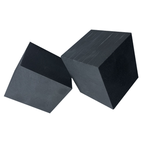 Cường độ cao 0.8mm Kích thước hạt cao than chì tinh khiết khối bôi trơn 36mpa nén cường độ luyện kim ứng dụng than chì - Product Image 4